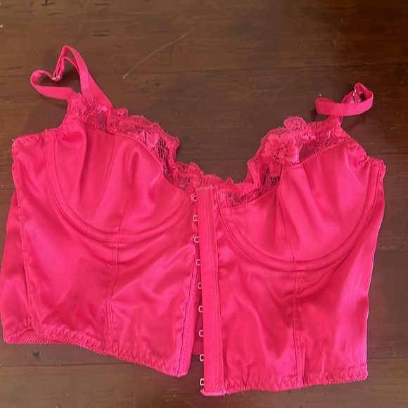 Bowie Bustier Thong Set hot pink s/m - Picture 11 of 12